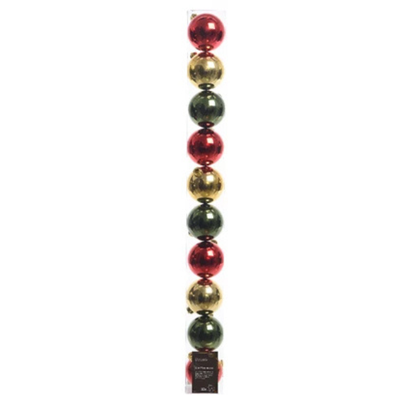 COLOURFUL BAUBLES PACK OF 10